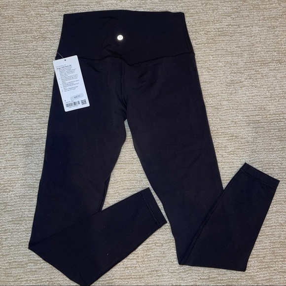 NWT Lululemon Align High Rise Pant 28"  Black - Picture 8 of 12